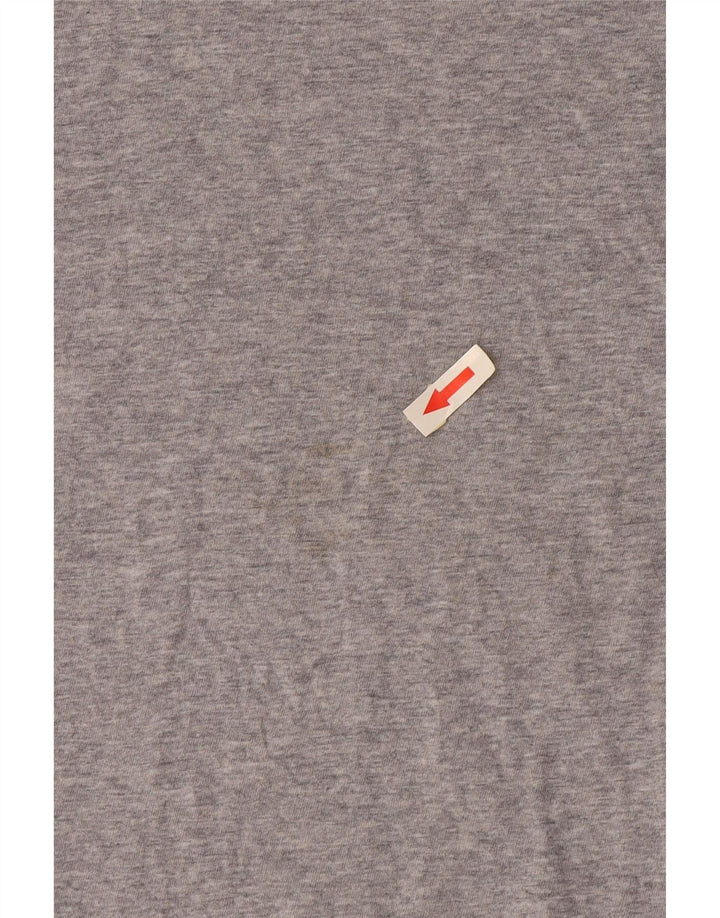 Levi's Camiseta gráfica para hombre Top grande de algodón gris
