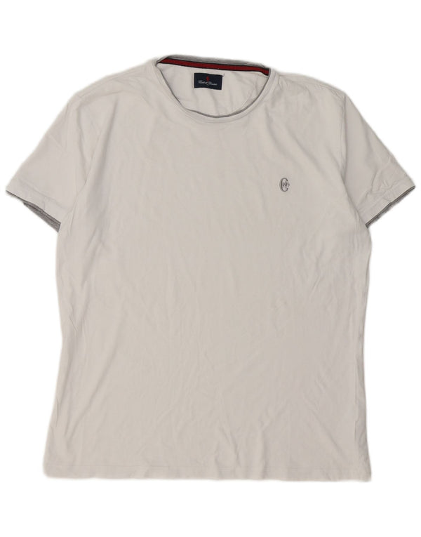 Conte of Florence - Camiseta para hombre, talla grande, algodón blanco