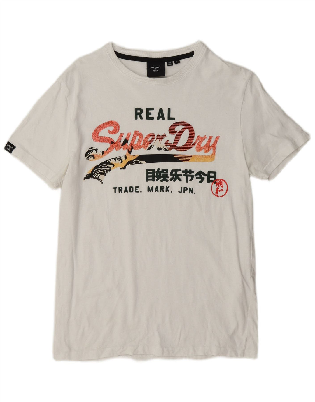 Superdry Camiseta Gráfica De Algodón Blanco Medio Para Hombre