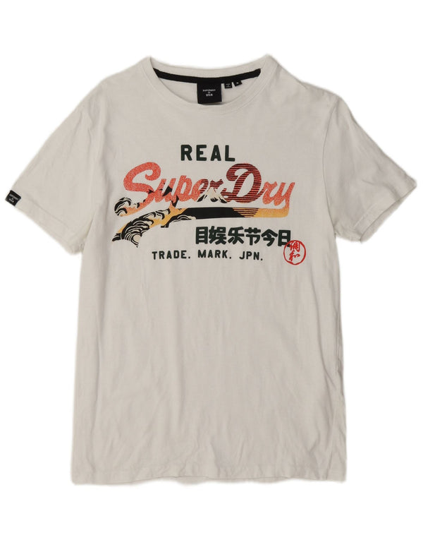 Superdry Camiseta Gráfica De Algodón Blanco Medio Para Hombre