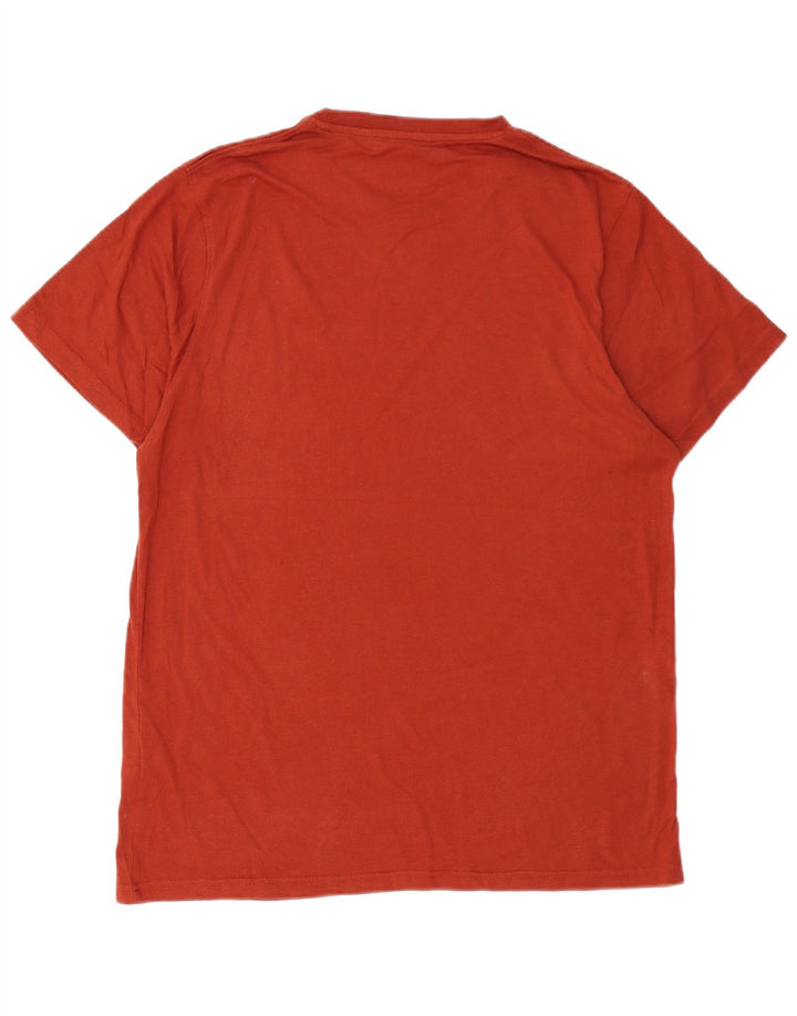 MOUNTAIN WAREHOUSE Camiseta gráfica para hombre Top Algodón rojo mediano
