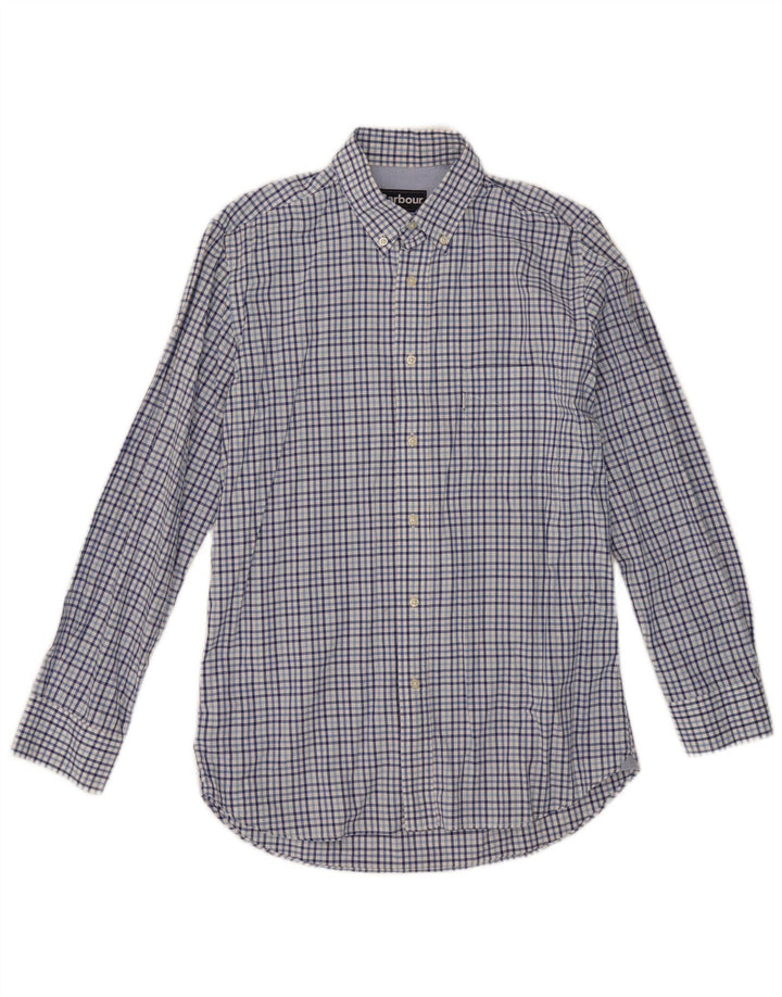 Camisa Barbour Hombre Small Blue Gingham