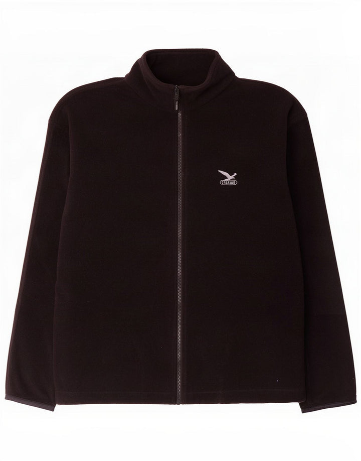 SALEWA Chaqueta polar para hombre ES 44 2XL Poliéster negro