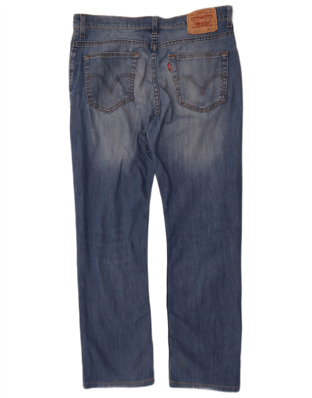 Vaqueros rectos Levi's para hombre W34 L28 Algodón azul
