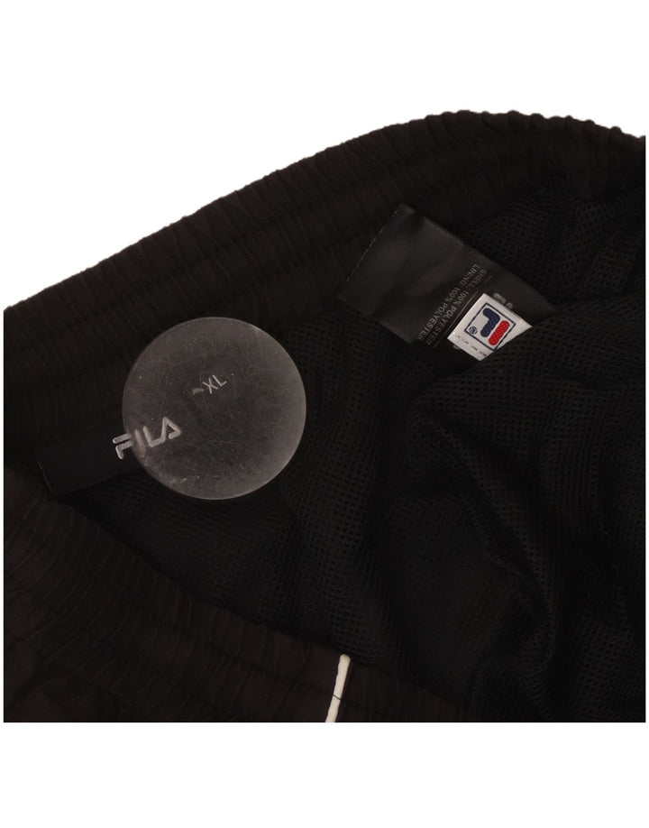 Fila Shorts deportivos para hombre XL Poliéster negro