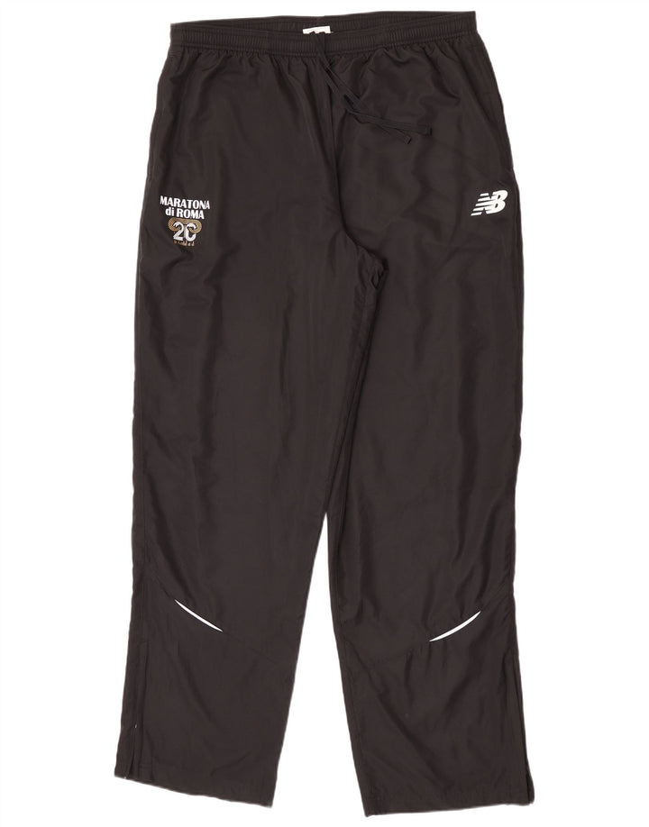 NEW BALANCE Pantalón de chándal gráfico para hombre XL Poliéster negro
