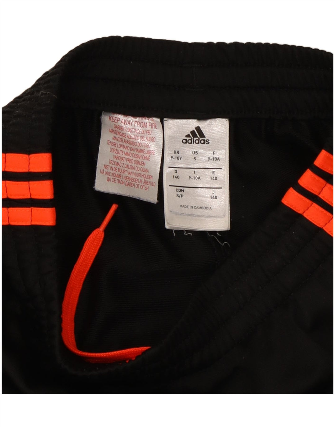 Pantalón Chándal ADIDAS Niño 9-10 Años Negro Poliéster