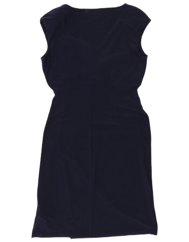 Ralph Lauren Vestido ajustado para mujer US 8 Medio Azul marino Poliéster