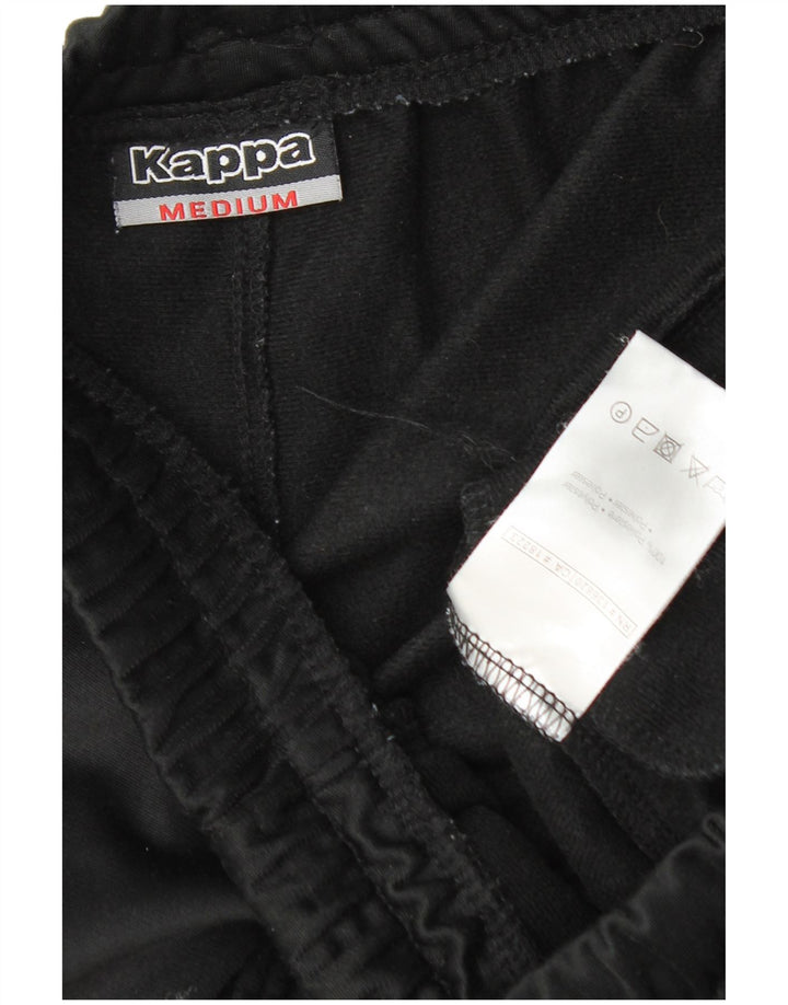 Kappa Hombre Pantalones De Chándal Joggers Medium Negro Poliéster