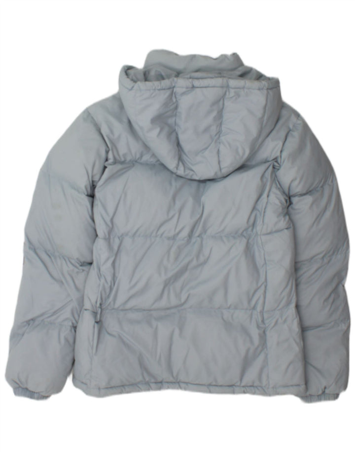 Kappa Chaqueta Acolchada Con Capucha Para Mujer UK 46 Large Poliamida Azul