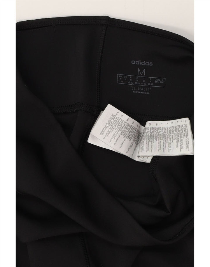 ADIDAS Leggings Climalite para mujer Reino Unido 12/14 Mediano Negro Poliéster