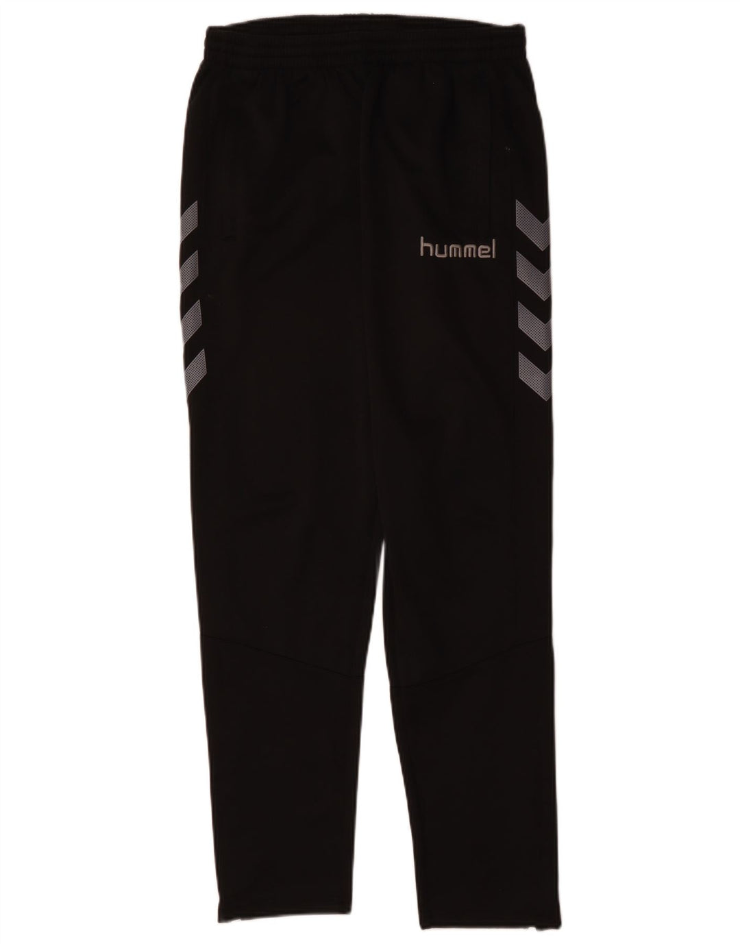 HUMMEL Pantalones de chándal con estampado gráfico para hombre Poliéster negro mediano