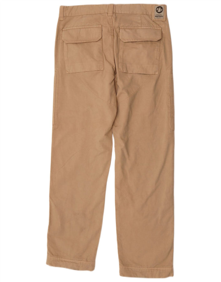 Murphy & Nye Pantalones cargo rectos para hombre W36 L34 Algodón beige
