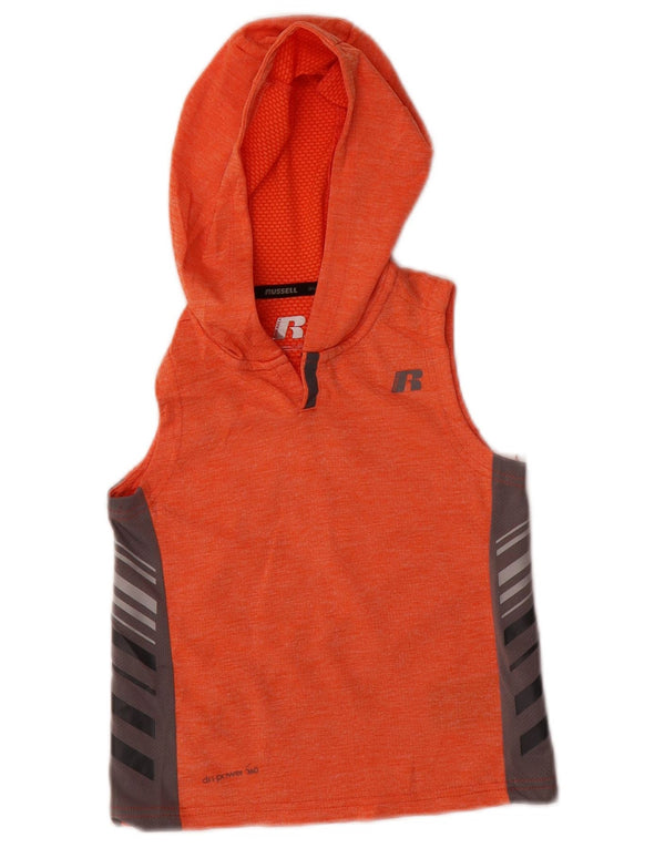 Russell Athletic Sudadera con capucha Dri-Power para niñas 4-5 años XS Naranja