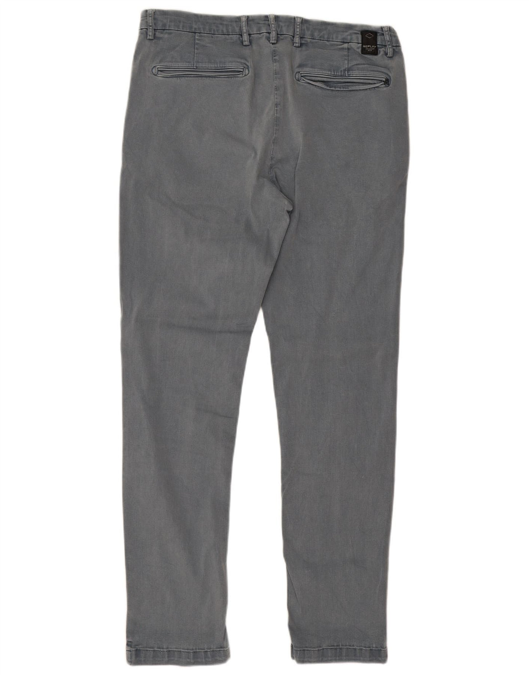 Replay Vaqueros ajustados para hombre W34 L32 Algodón gris