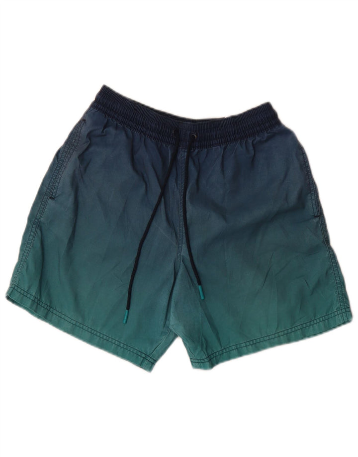 MARKS & SPENCER Bañador para hombre pequeño azul Tie Dye Poliéster