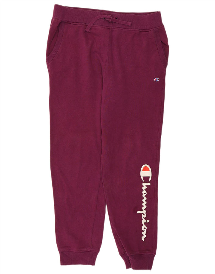 CHAMPION Pantalones de chándal gráficos para mujer Joggers UK 18 XL Algodón morado