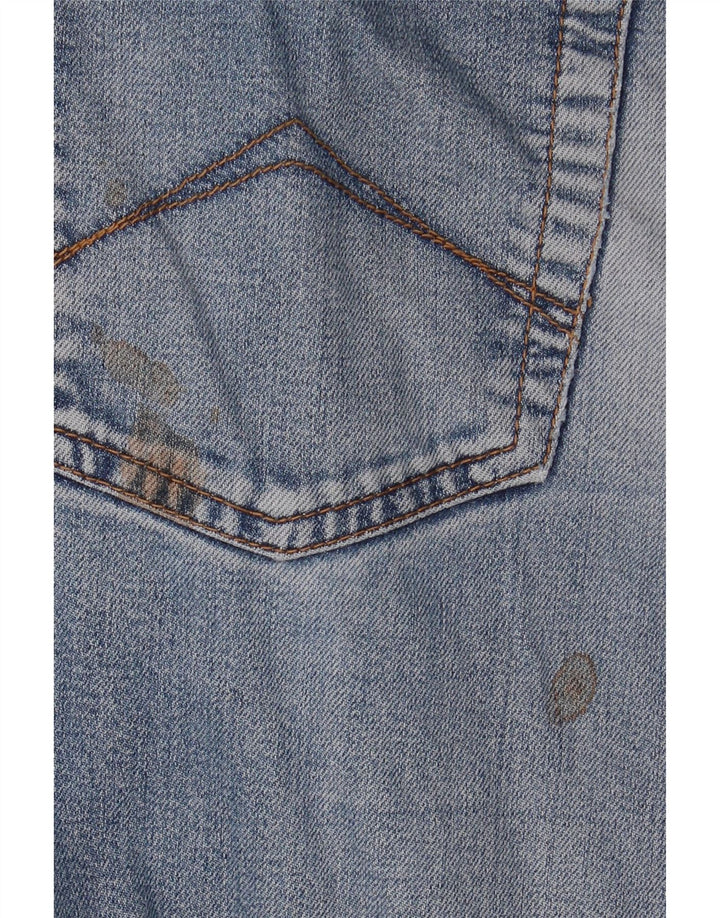 Carrera Hombre 700 Vaqueros Rectos Regulares W30 L34 Azul