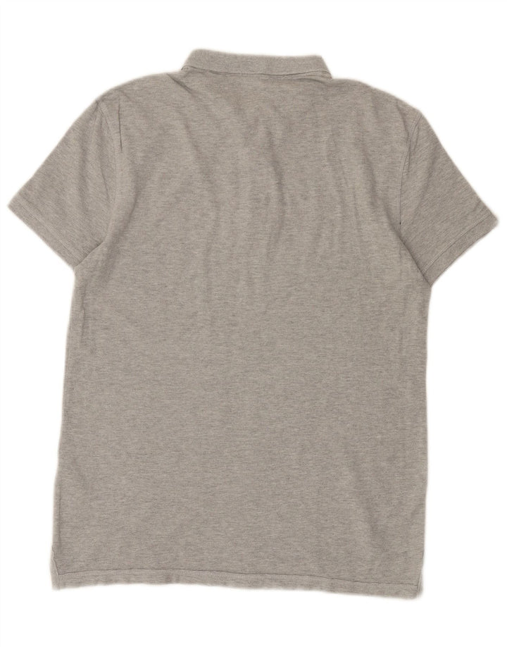 All Saints Polo Hombre Algodón Gris Medio