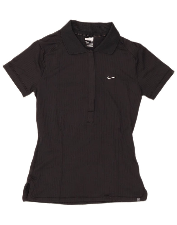 Nike Polo para mujer UK 6/8 XS Negro