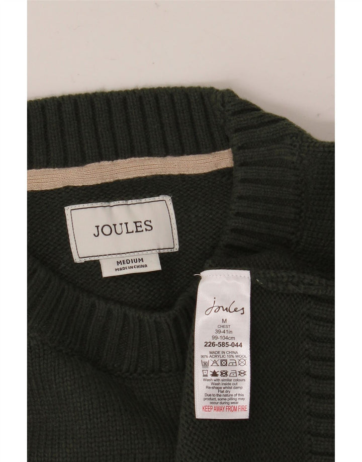 Jersey Joules Hombre Con Gráfico Y Cuello Redondo Acrílico Verde Medio