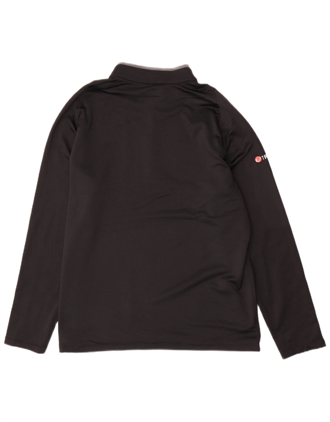 NIKE - Chándal con cremallera y cuello para hombre, talla grande, poliéster negro