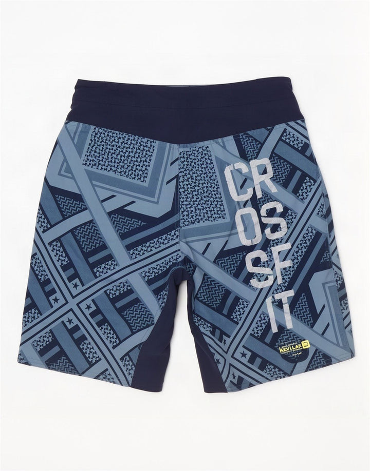 Bañador Reebok Cross Fit Graphic Azul Medio Geométrico