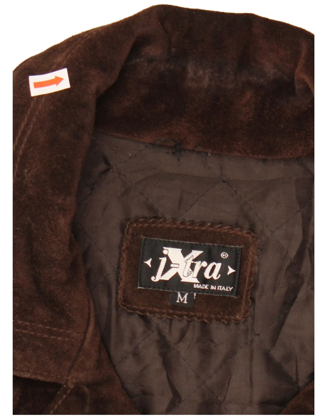 VINTAGE Chaqueta de ante de gran tamaño para mujer Reino Unido 14 Marrón medio