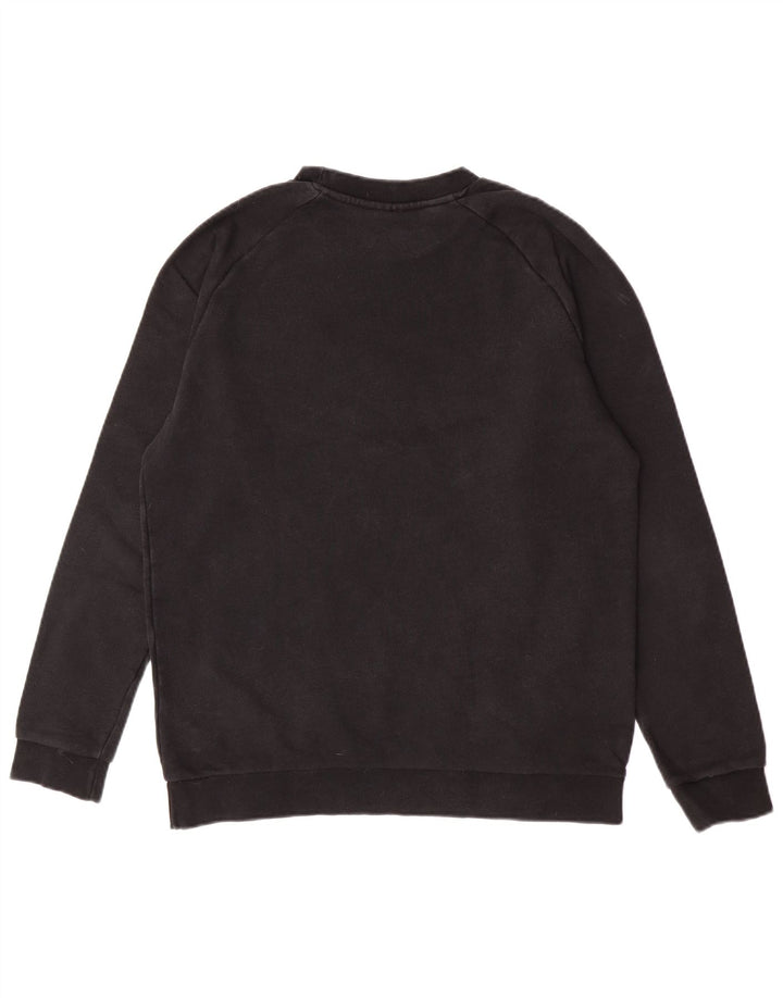 Adidas Hombre Sudadera Gráfica Jumper Medium Negro Algodón