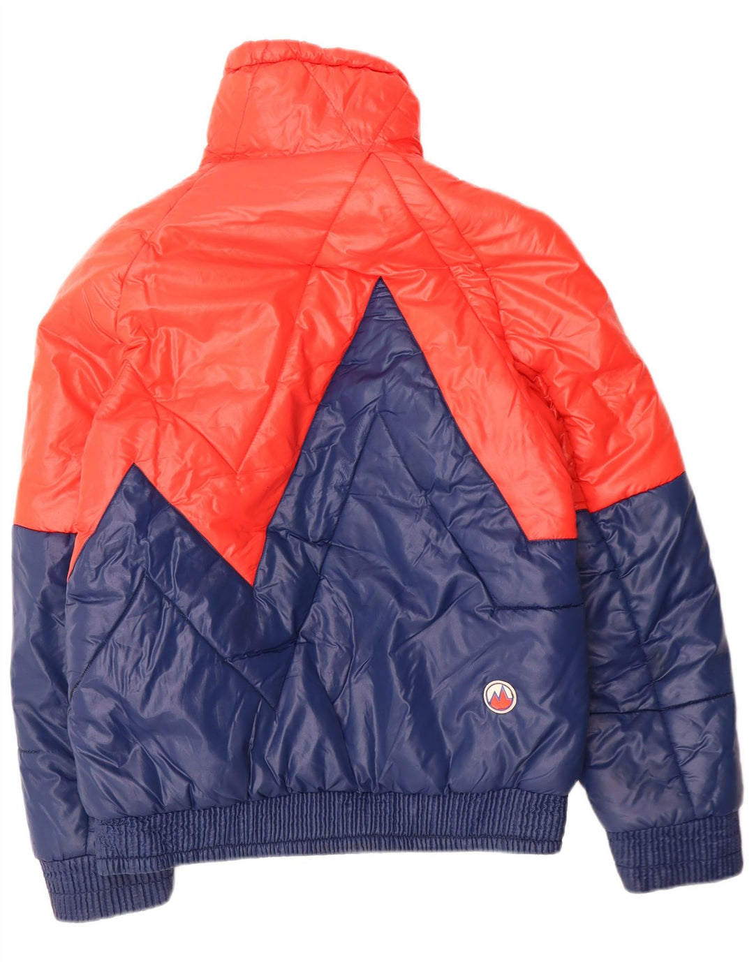 MARILENA Chaqueta acolchada para hombre IT 50 Large Azul marino Colorblock Poliamida