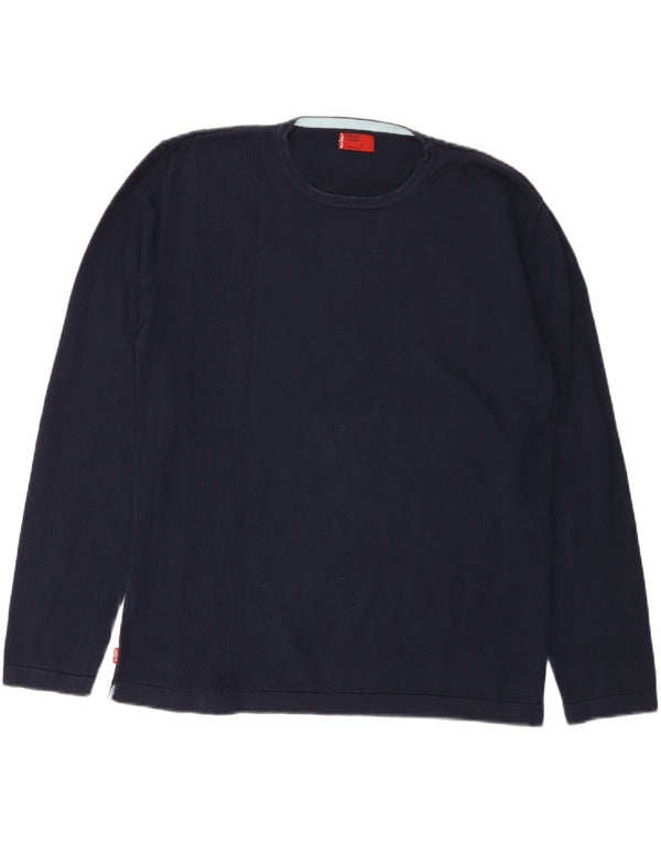 Levi's Top Mujer Manga Larga UK 40 XL Algodón Azul Marino