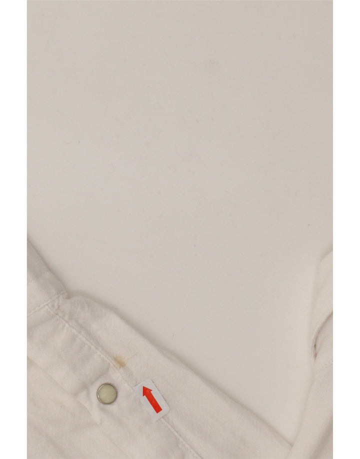 ALLEY DOCKS Camisa Hombre 2XL Algodón Blanco