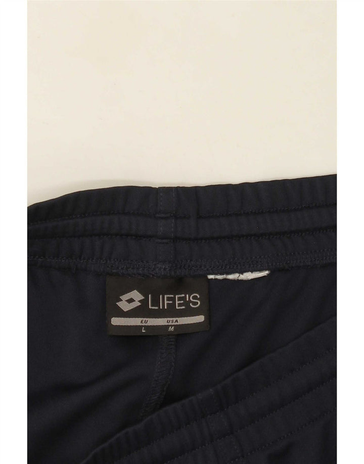 Lotto Hombre Shorts Deportivos Gráficos Color Azul Marino Medio