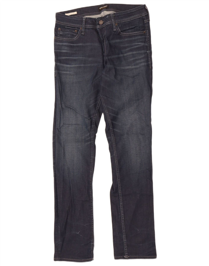 Jack & Jones Hombre Tim Slim Jeans W33 L34 Algodón Azul