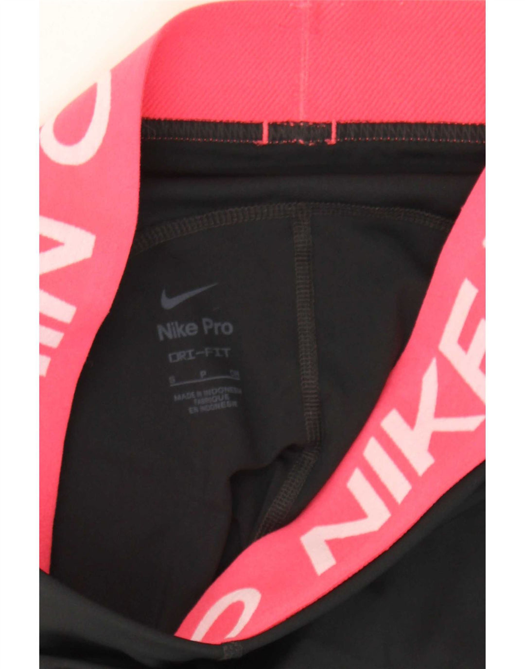 Nike Leggings Dri Fit Graphic para mujer UK 8 Small Negro Colorblock Poliéster