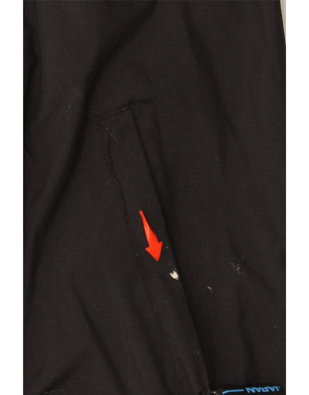 SUPERDRY Chaqueta cortavientos con capucha para mujer UK 46 Large Black Nylon