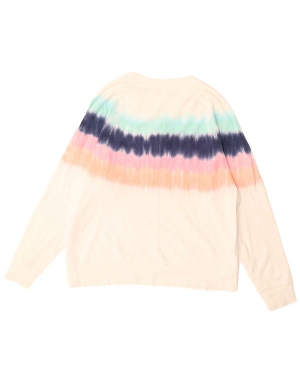 ATHLETA Sudadera para mujer Jumper UK 40 Grande Multicolor Tie Dye Algodón
