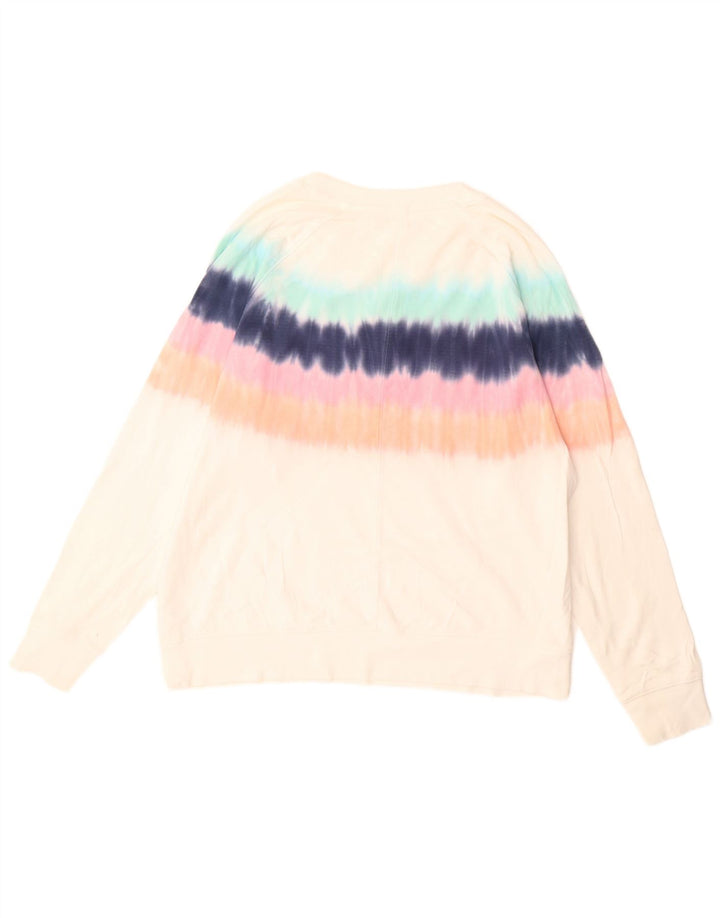 ATHLETA Sudadera para mujer Jumper UK 40 Grande Multicolor Tie Dye Algodón