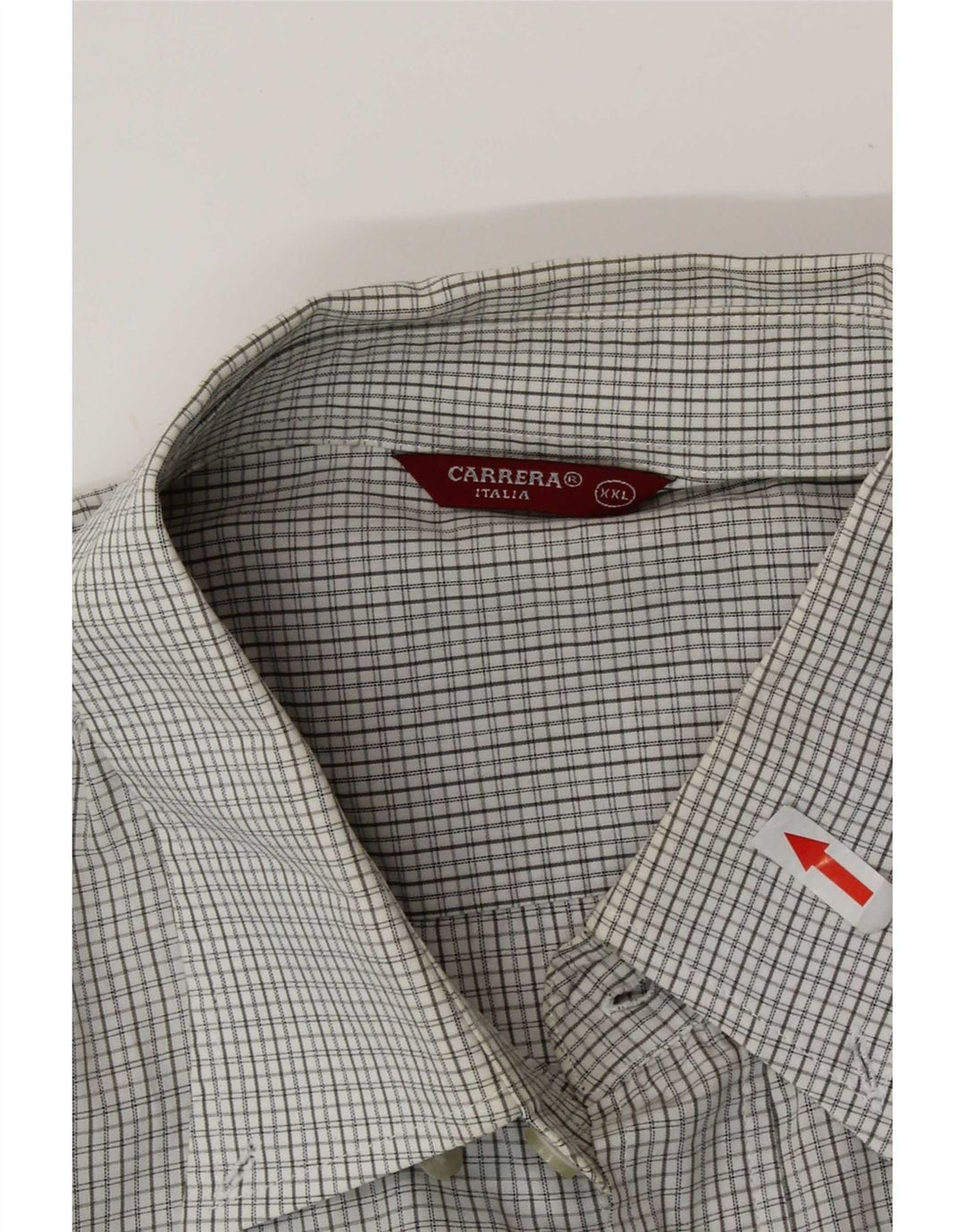 Camisa Carrera Hombre 2XL Cuadros Grises