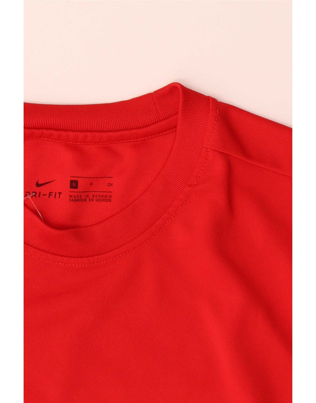 Nike Dri Fit Graphic Camiseta para hombre, talla pequeña, poliéster rojo