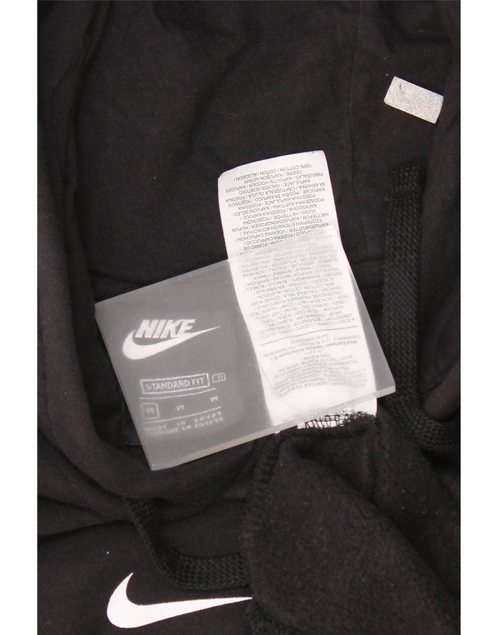 Nike Jersey con capucha y corte estándar para hombre, color negro mediano