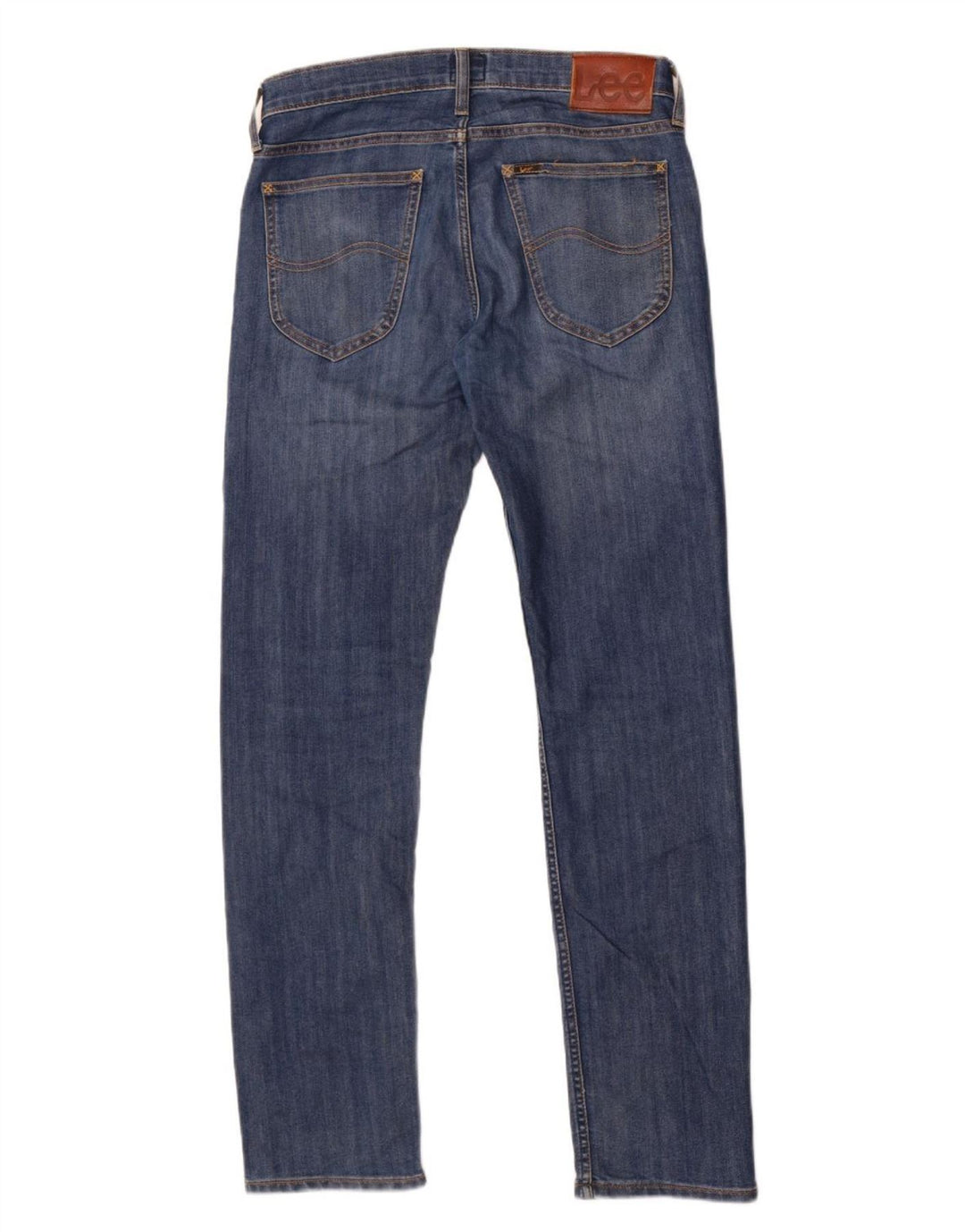 Vaqueros Lee Daren Zip Fly Slim para Hombre W30 L32 Algodón Azul