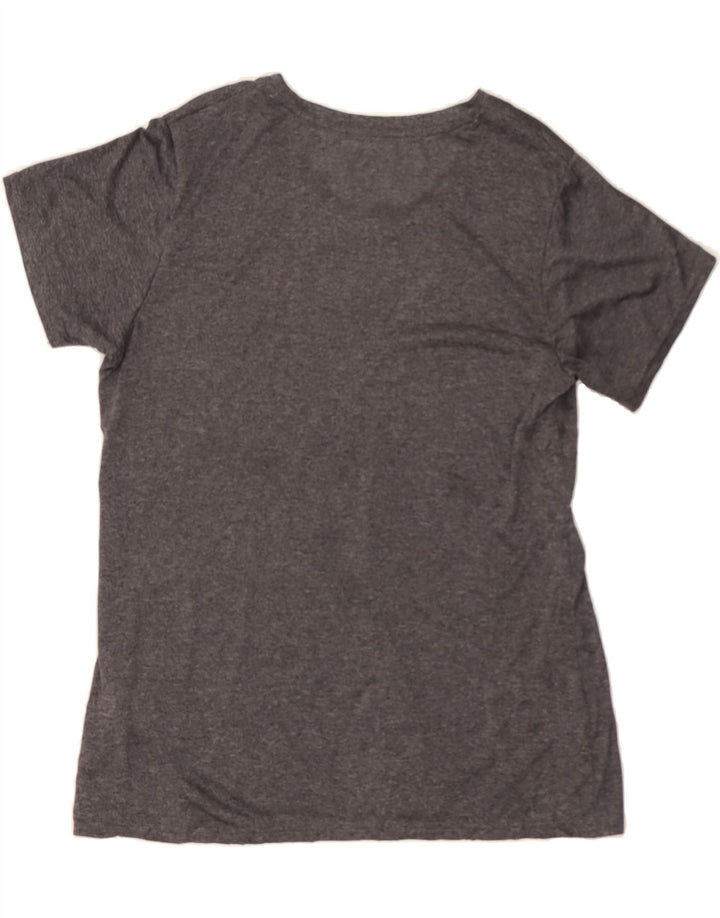 REEBOK Womens T-Shirt Top UK 18 XL Grey Polyamide Vintage Reebok and Second-Hand Reebok from Messina Hembry 