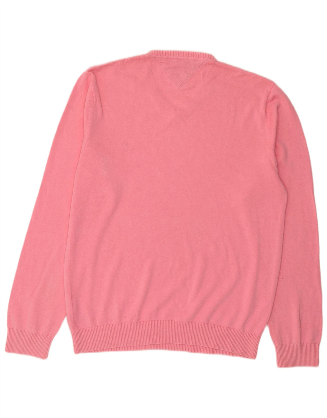 Tommy Hilfiger Jersey con Cuello en V para Hombre de algodón Rosa Medio