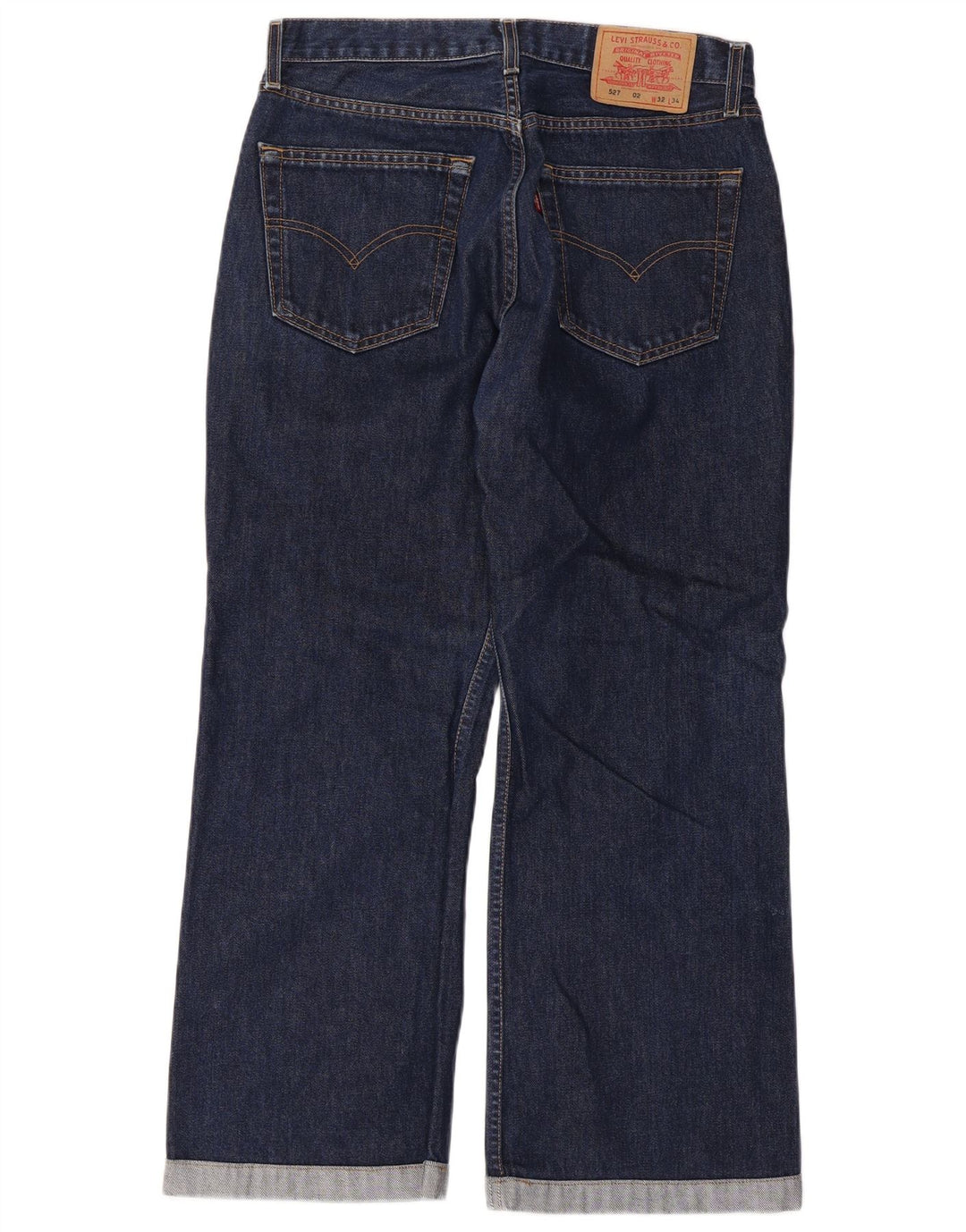 Levi's Hombre 527 Vaqueros Bootcut W32 L27 Algodón Azul Marino