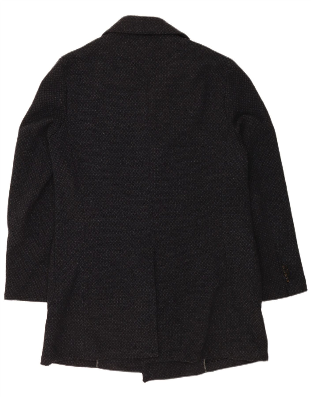 Sirmoney Chaqueta Blazer De Doble Botonadura Para Hombre IT 52 XL Lana Manchada Azul Marino