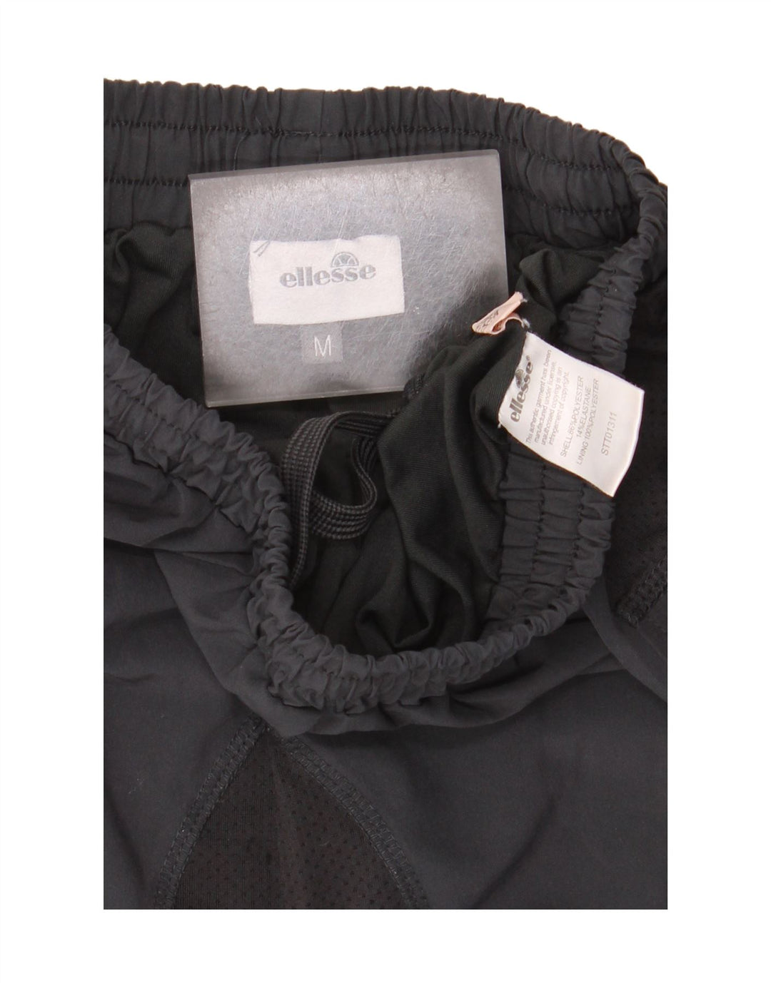 Ellesse Mens Sport Shorts Medium Black Colourblock Poliéster