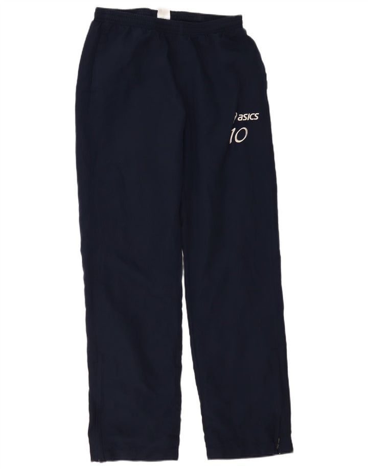ASICS Pantalones de chándal gráficos para mujer UK 40 Grande Poliéster azul marino