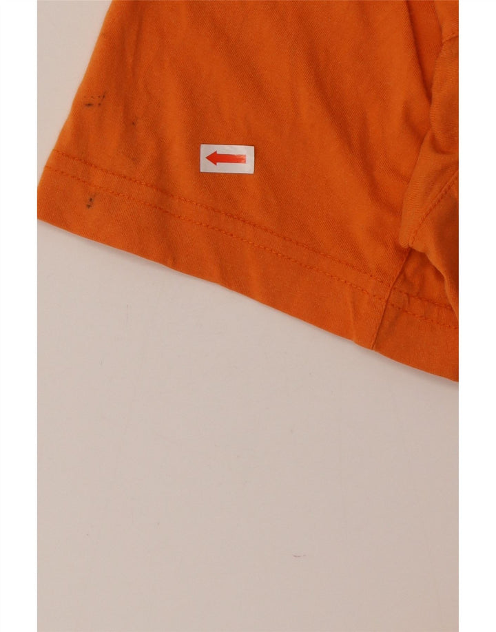 Camiseta Adidas Hombre Top Medium Naranja Algodón