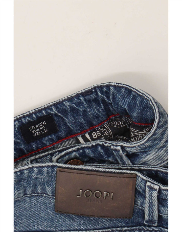 Joop Vaqueros Stephen Slim para Hombre W33 L32 Azul